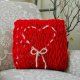 DIY Arm Knit Valentine's Day Pillow