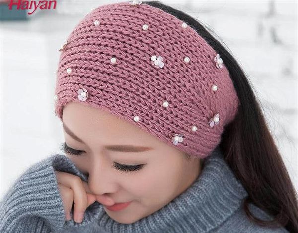 pink crochet headband