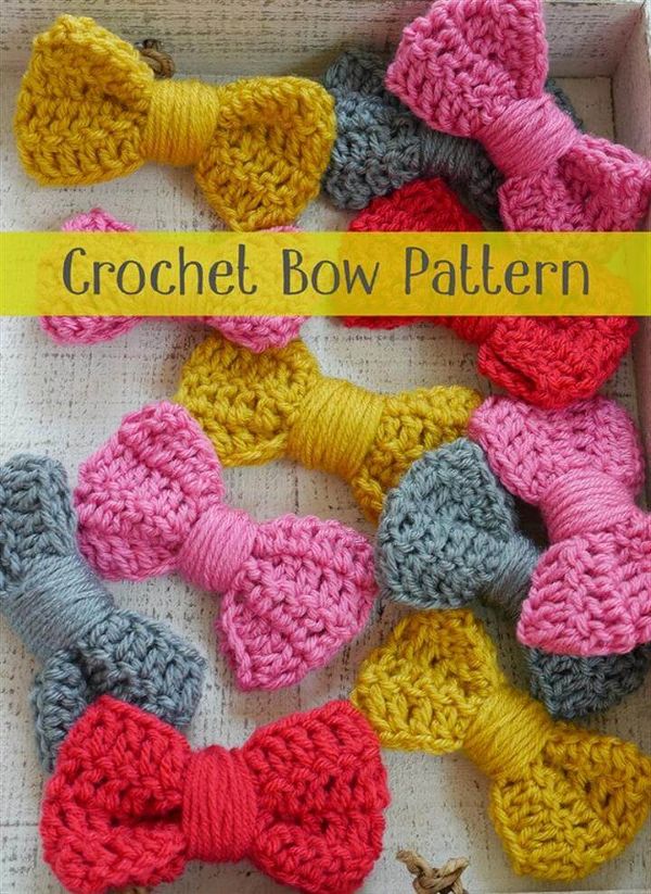 Crochet Bow Pattern {Easy Peasy Tutorial} 