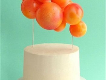 diy ballon cake topper