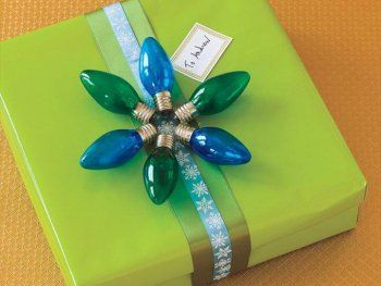 Christmas Lights gift wrap