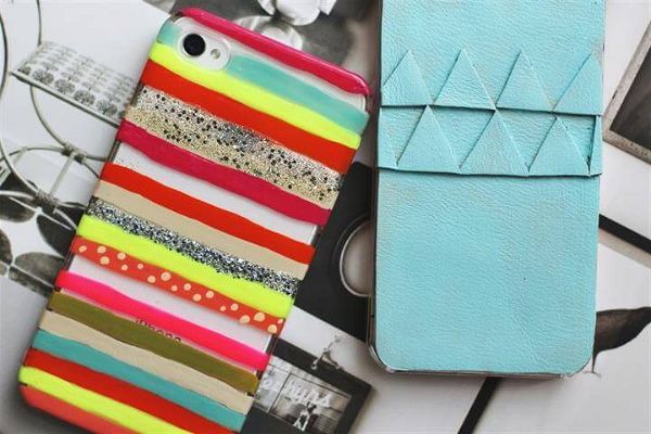 DIY iPhone covers! so cute and easy to customize!