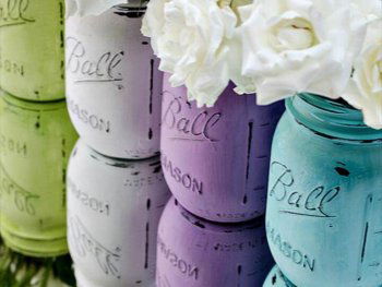 Painted Mason Jars