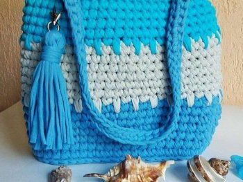handle bag idea, diy handle bag, diy crochet bag, diy summer crochet bag