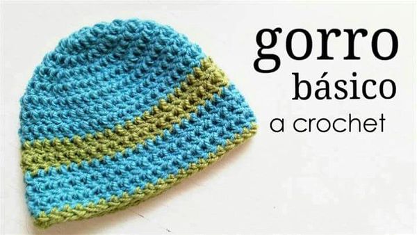 crochet stripped cap
