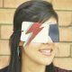 Bowie-Inspired Leather Eye Mask