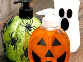 DIY Halloween Soap Dispensers