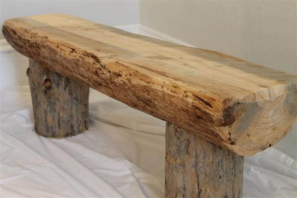 interior Benches Bench Made Of Logs Furniture Outstanding From Wooden Cedar