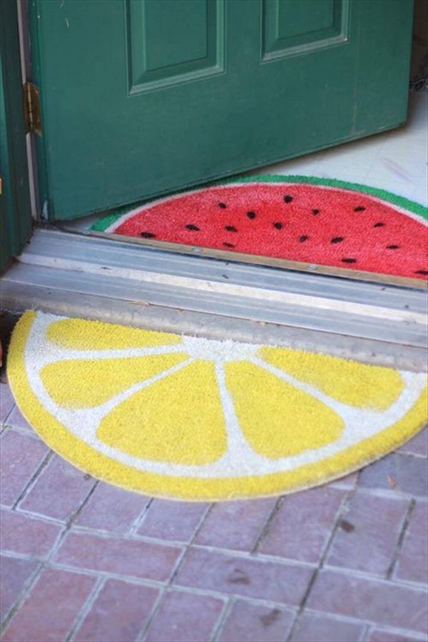 The House That Lars Built.: Weekend project: Fruit welcome mats