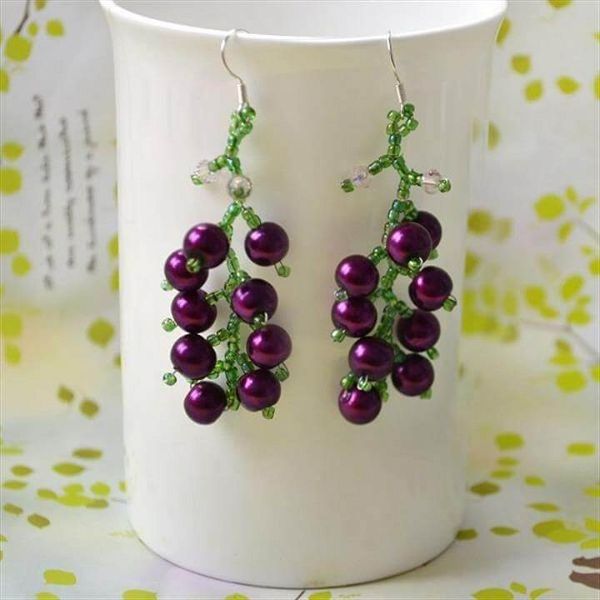 fruit earrings
