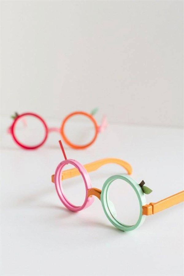 DIY Fruit Loop Costume Glasses