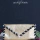 Handmade Holiday no sew Leather Clutch