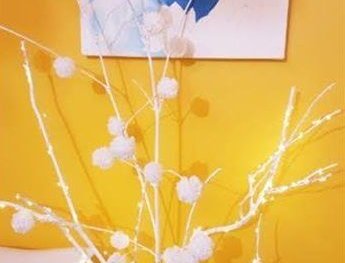 Lighted Tree Branch