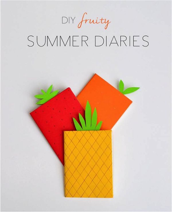 DIY fruity Summer diary