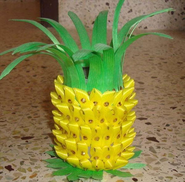 Hobby Ideas - Beautiful Crafts, Pencil drawings, Paintings, Photos, Handmade flowers: Hobby Ideas : Crafts - Pineapple