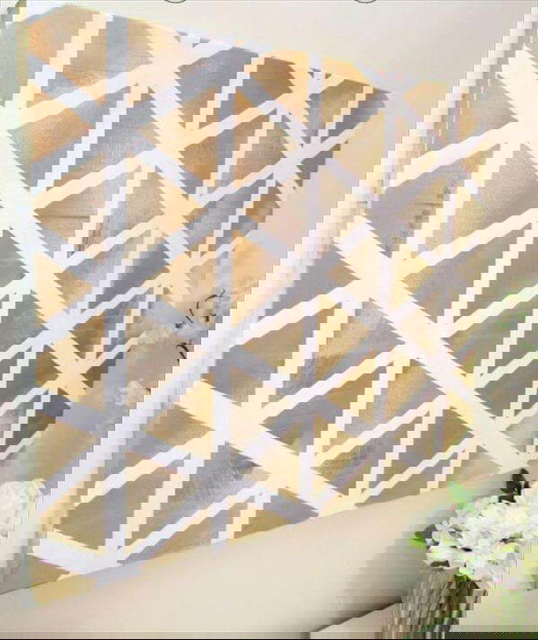 Easy DIY Geometric Wall Art