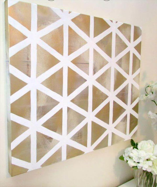 Easy DIY Geometric Wall Art