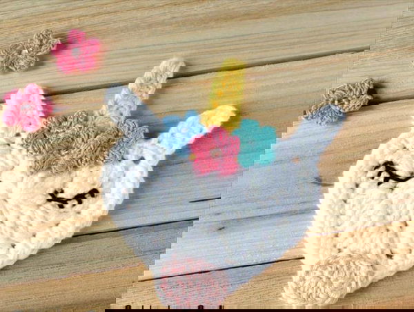 Crochet Unicorn Applique