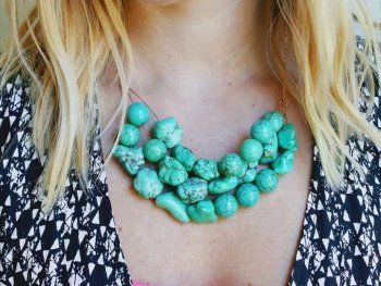 simple beaded necklace