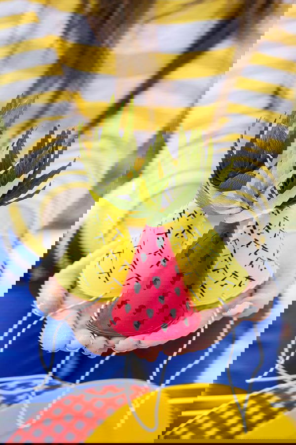 DIY Fruit-Inspired Party Hats