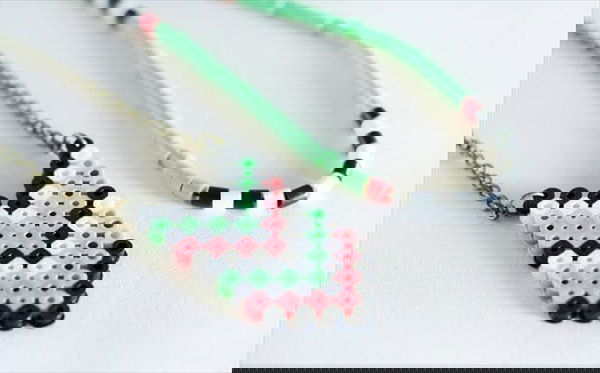 Perler Bead Necklaces