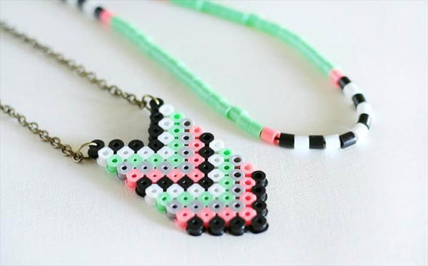 Perler Bead Necklaces