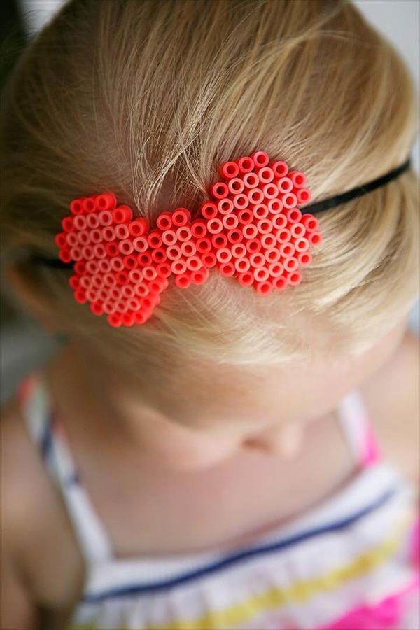 diy pearl bead hairband