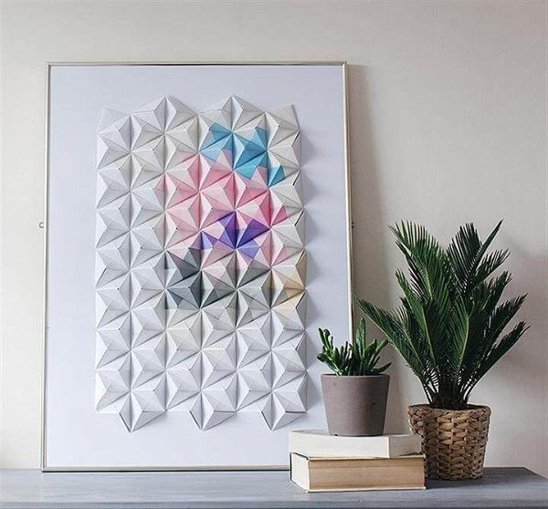 DIY Origami Wall Display