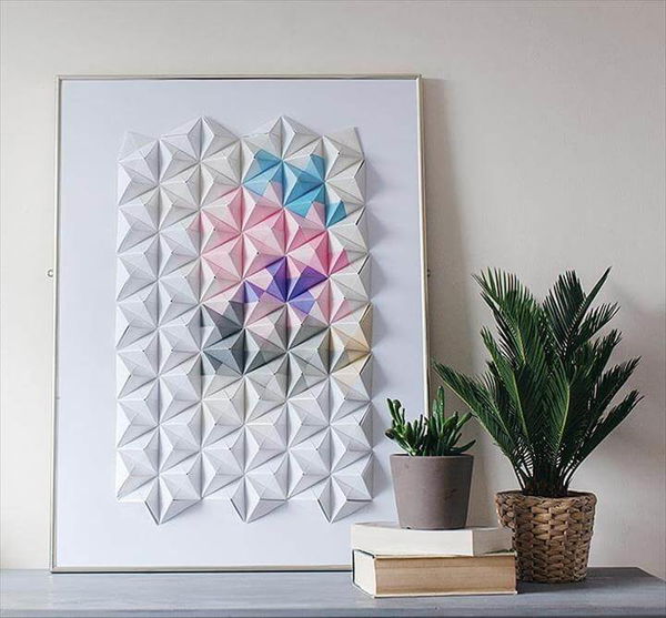 DIY Origami Wall Display