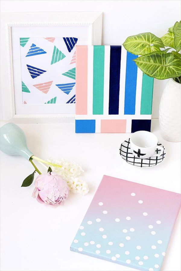 4 Super Simple DIY Wall Art Ideas