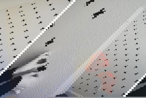 Washi Tape Decals. tape wall pattern