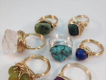 Wire Rings, Wire Wrapped Rings