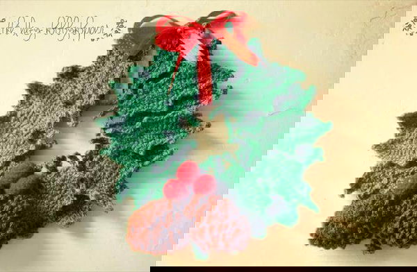 wreath, door wreath, crochet wreath