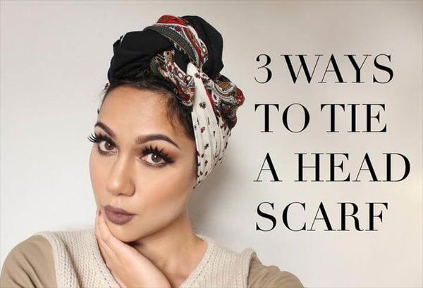 Three Ways to Tie Your Turban/Headscarf Tutorial | My Three Favourite Scarf/Turban Styles!