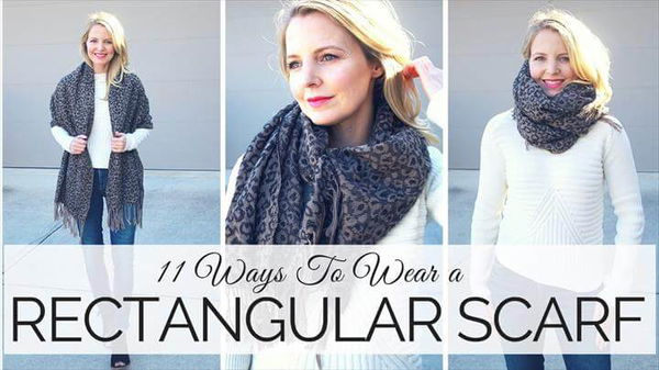 11 Ways To Wear a Rectangular Scarf