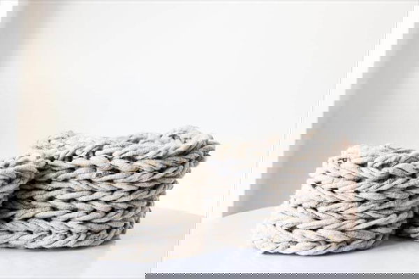 Arm Knit Basket Pattern