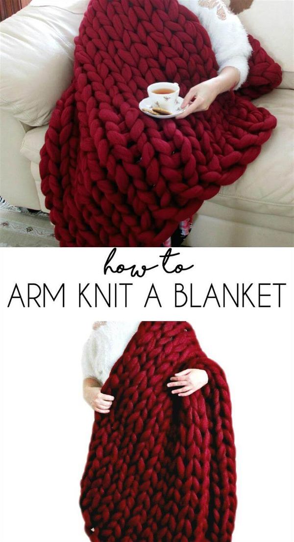 Arm Knit a Blanket 