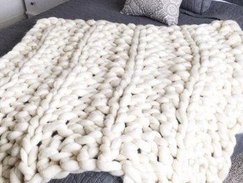 Arm Knit Blanket Patterns