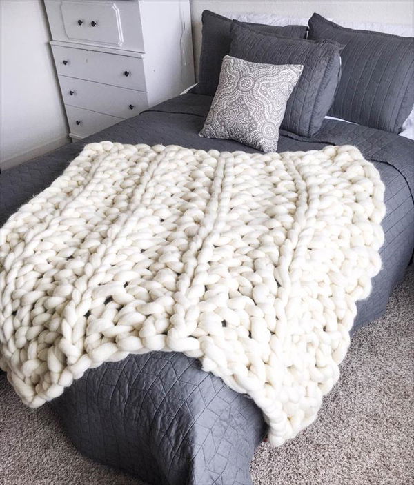 Arm Knit Blanket Patterns