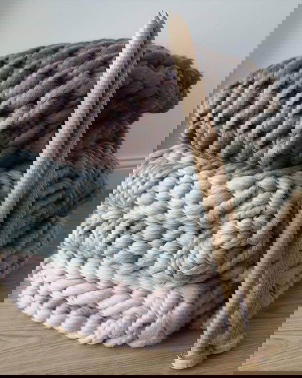 Chunky Knit Blanket 