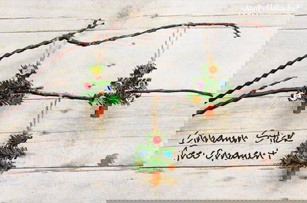 Cinnamon Stick Tree Ornaments