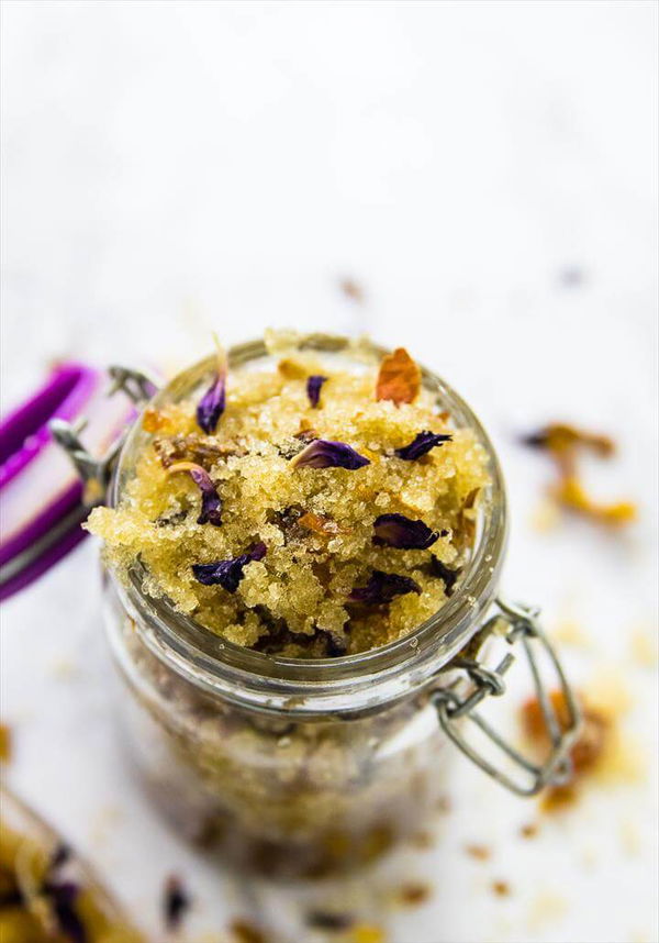 DIY: Easy 3-Ingredient Coconut Rose Sugar Scrub