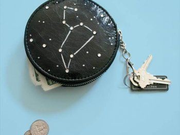 Coin Purse DIY Leo Constellation
