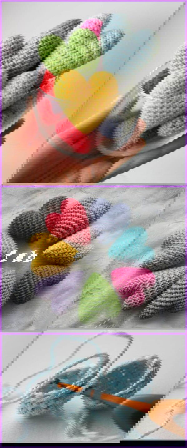 Crochet Heart Amigurumi Free Patterns