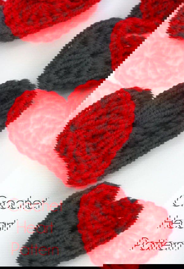 crochet, crochet heart, crochet heart pattern
