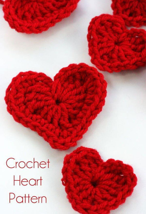 crochet, crochet heart, crochet heart pattern