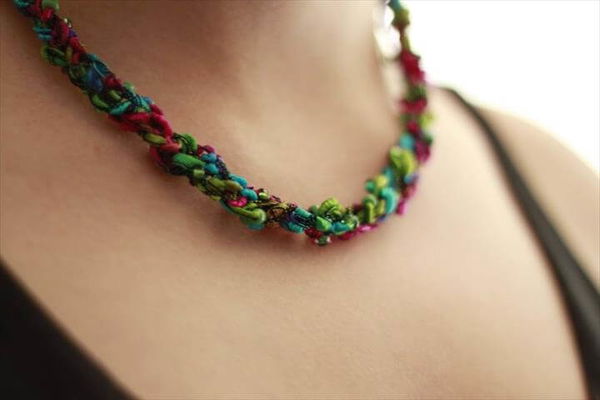 Crocheted Necklace, fashion, fashion ideas