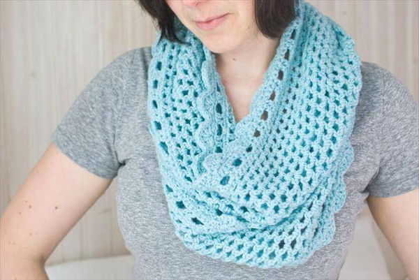 Crochet Infinity Scarf Free Pattern