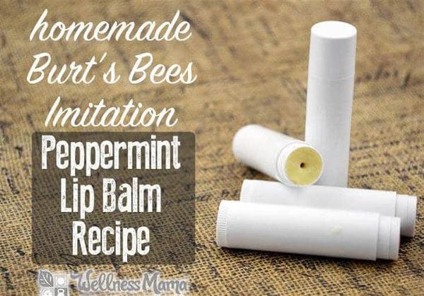 Homemade Burts Bees Imitation Peppermint Lip Balm Recipe