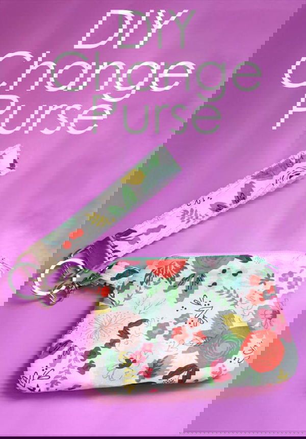DIY Change Purse - Make this Simplicity Change Purse using your Cricut Maker! The Cricut